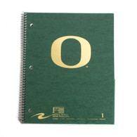 Classic Oregon O logo, Roaring Spring, 1-Subject, Pressboard, Spiral